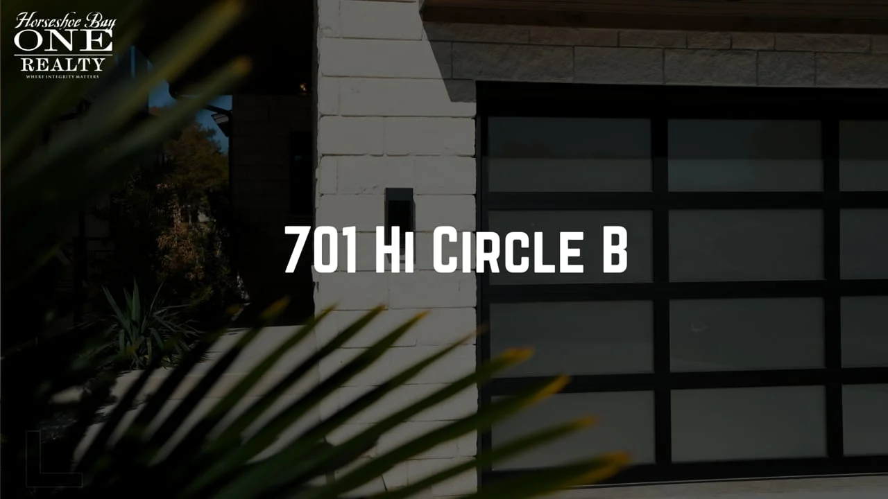 Front entrance of 701 Hi Circle B, from the property film