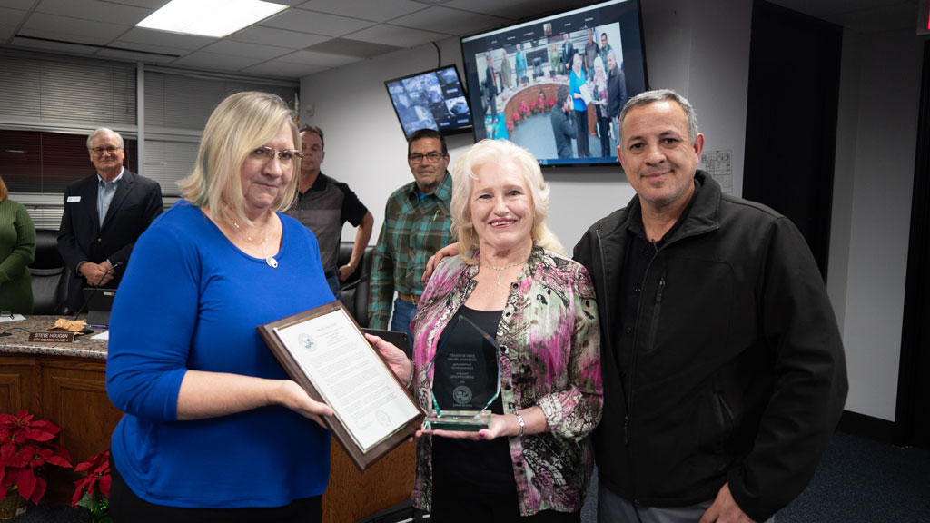 Peggy Smith, Shirley King, Aaron Garcia