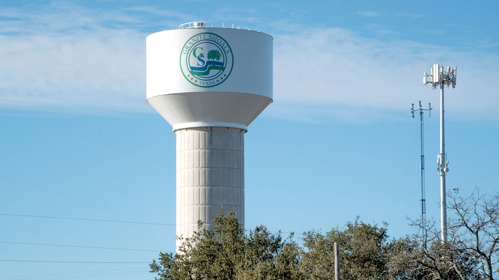 Granite Shoals water tower