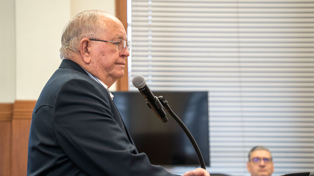 Retiring Burnet County Emergency Management coordinator Jim Barho