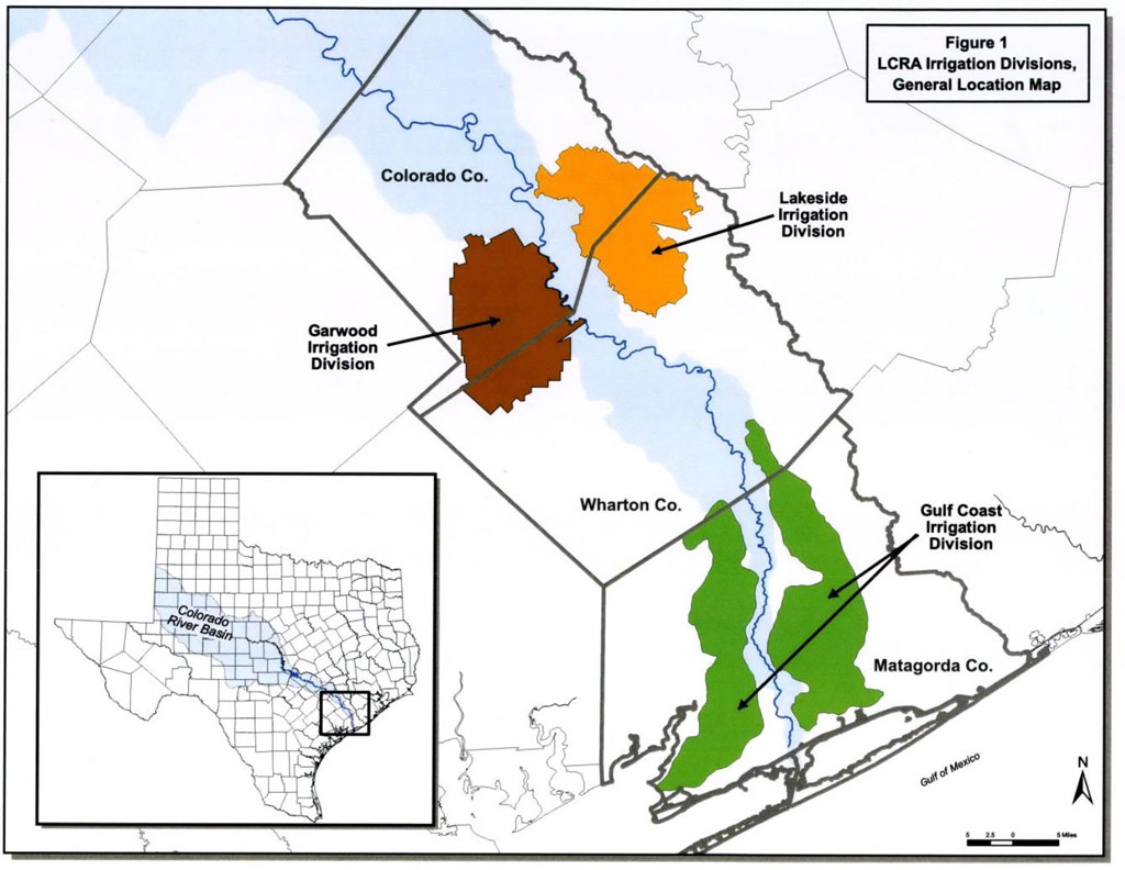 Lower Colorado River Authority irrigation districts