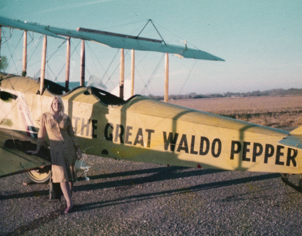 Deborah Parker on Great Waldo Pepper set