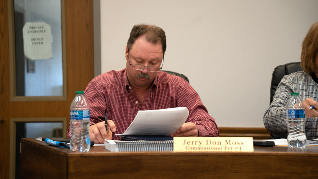 Llano County Precinct 4 Commissioner Jerry Don Moss