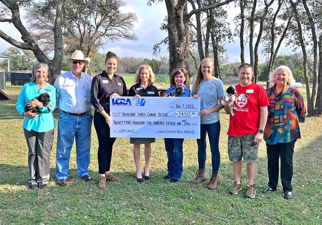 Highland Lakes Canine Rescue Community Development Grant