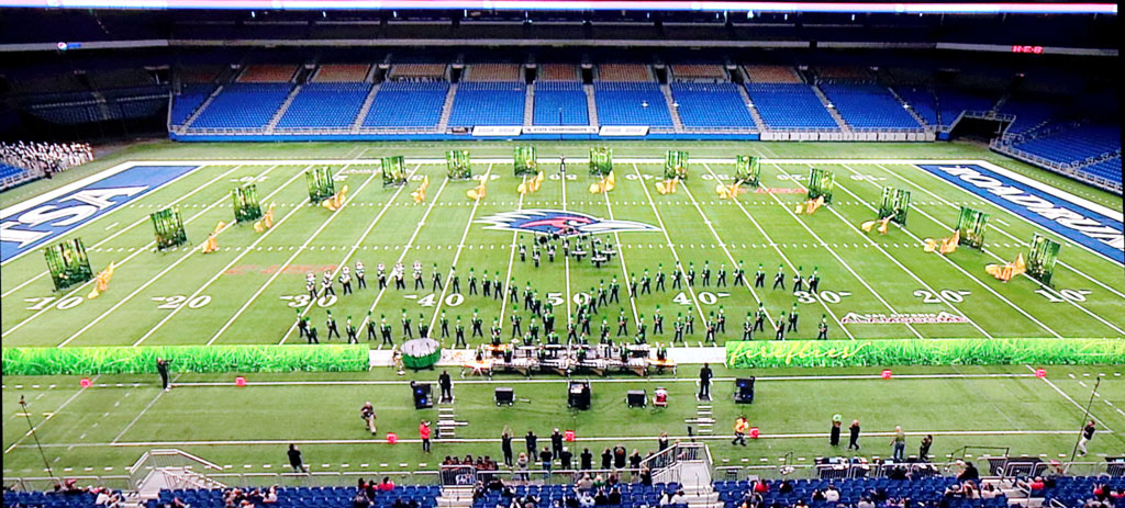 Burnet's Esprit de Corps at state marching contest 2022