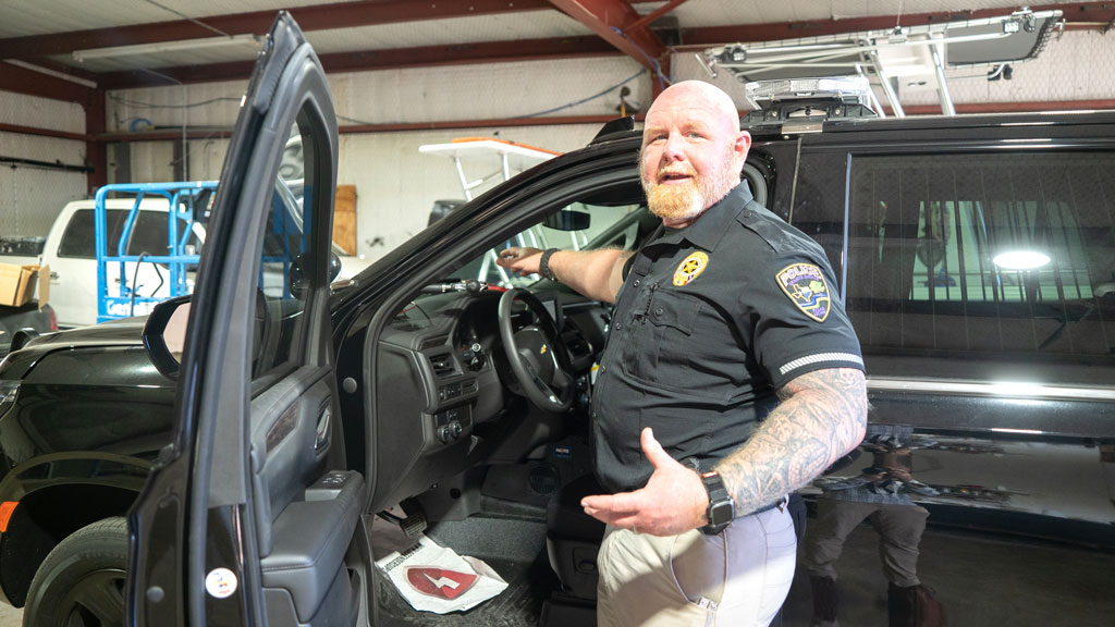 Chris Cowan of Granite Shoals Police Department