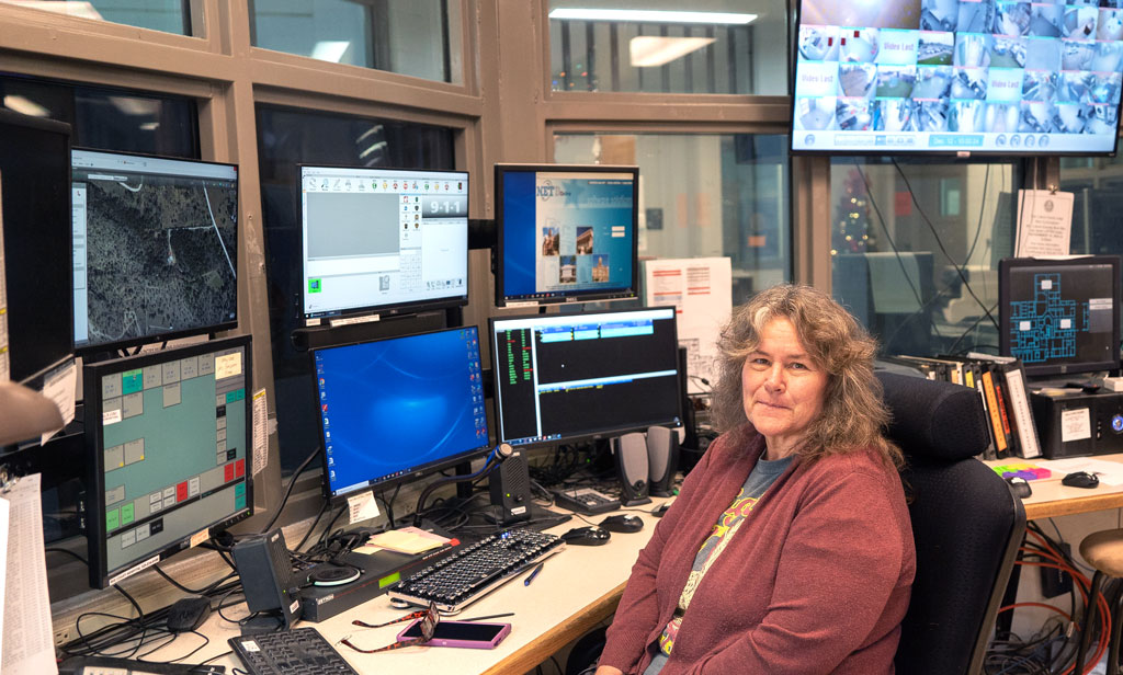 Llano County dispatcher Johnnie Duke