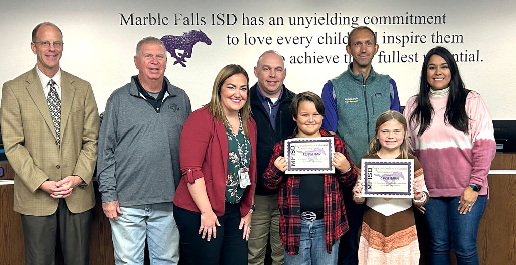 MFISD Superintendent's Awards