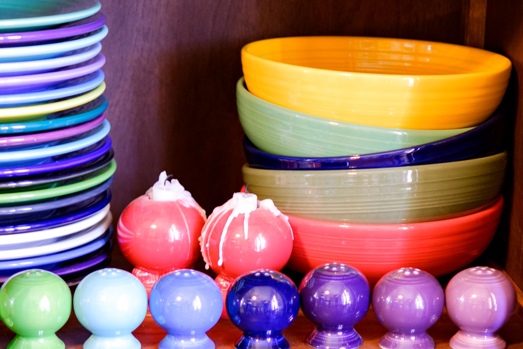 Kimberlee McLeod's Fiestaware collection