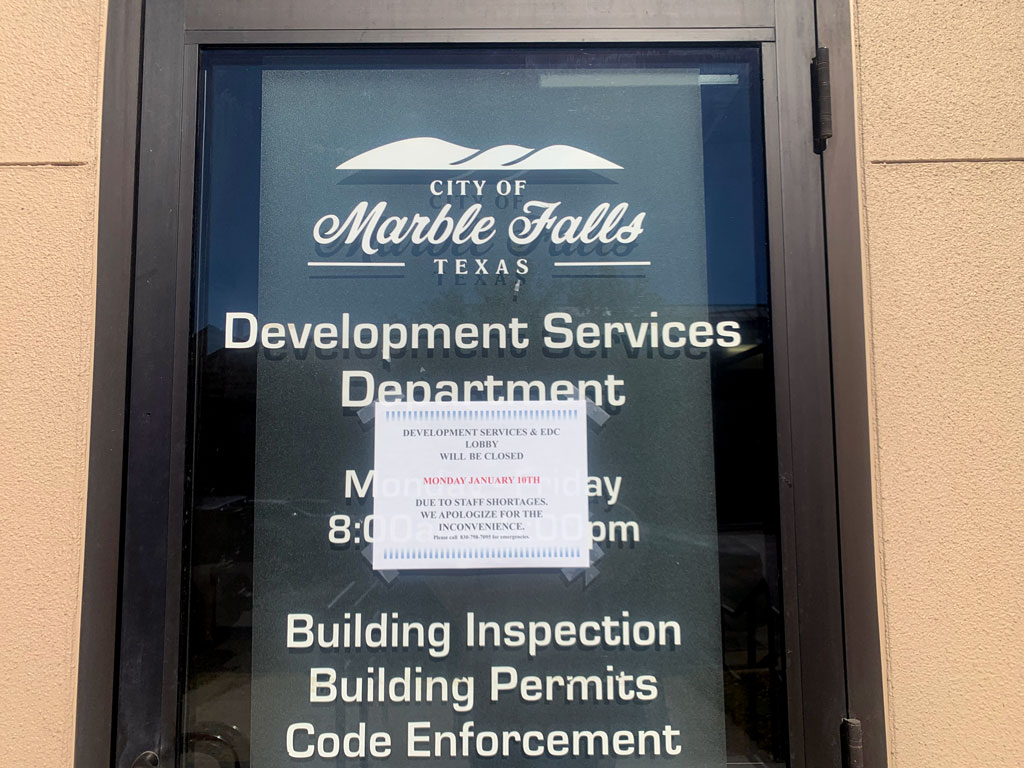 Marble Falls closes city offices due to COVID